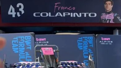 Photo of Franco Colapinto ya tiene su cartel en el box de Alpine y sueña con su regreso en Imola
