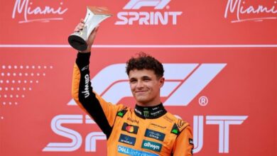 Photo of Norris brilló bajo la lluvia y se quedó con el Sprint de Miami