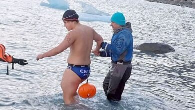 Photo of Bautista Wisky se prepara para una travesía en Río Turbio