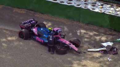 Photo of Colapinto choca en la Q1 y largará 15° en el GP de Emilia-Romaña