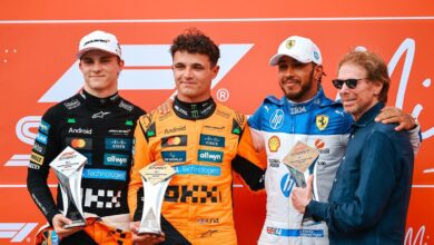Photo of Fórmula 1: Norris ganó una accidentada carrera sprint en Miami bajo la lluvia