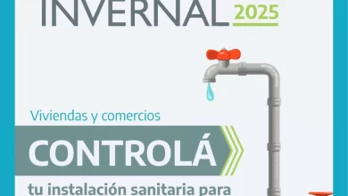 Photo of Operativo Invierno 2025: recomendaciones para proteger las cañerías del congelamiento