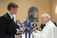 Photo of Jannik Sinner se conviritió en el primer deportista en visitar al papa León XIV
