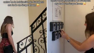 Photo of El insólito recorrido que una joven turista tuvo que hacer cada día para llegar a su habitación en Budapest