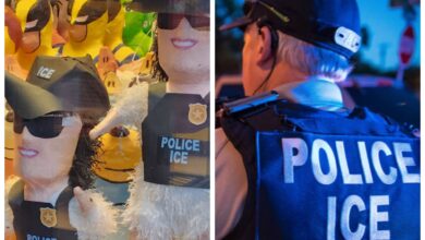 Photo of Venganza contra el ICE: la tienda mexicana en Chicago que vende piñatas con forma de agentes del servicio de inmigración