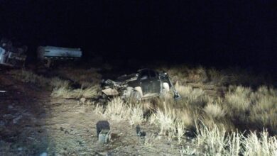 Photo of Río Negro: fuerte choque frontal entre una camioneta y un camión con semirremolque
