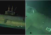Photo of Buceaban en las costas de San Diego y de casualidad hallaron un avión y un submarino hundidos en 1917