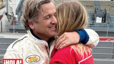 Photo of Junto a su famosa mujer. Quién es el argentino que piloteó el auto con el que Ayrton Senna debutó en la F1