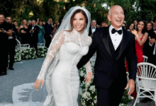Photo of Jeff Bezos se casó con Lauren Sánchez en una imponente boda en Italia: el espectacular vestido de la novia