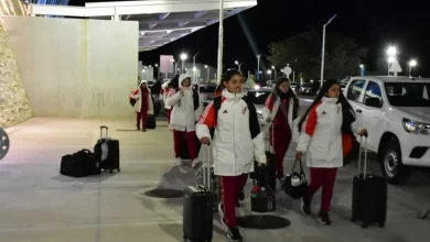 Photo of El plantel femenino de River llegó a Comodoro