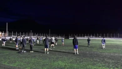 Photo of General Saavedra trabaja en la iluminación de la cancha y sueña con el gimnasio 