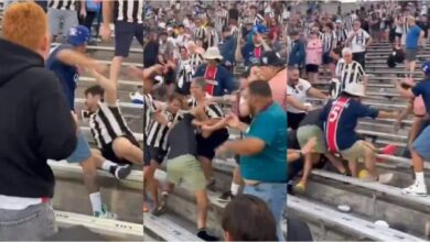 Photo of Hinchas del PSG y Botafogo se pelearon a las piñas en la tribuna durante el partido