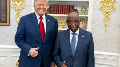 Photo of Trump le preguntó dónde aprendió inglés al presidente de Liberia, que tiene ese idioma como lengua oficial