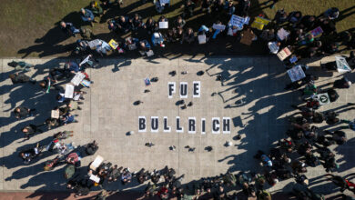 Photo of Realizaron una acción visual para pedir justicia por Pablo Grillo