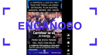 Photo of No, este video no prueba que Carrefour se va de Argentina: muestra el cierre de la sucursal en Boedo en 2019