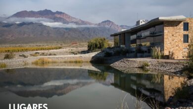 Photo of El hotel de diseño futurista que propone una exquisita estadía entre viñedos y montañas