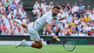 Photo of La agenda de la TV del lunes: Novak Djokovic y Jannik Sinner en Wimbledon, y las finales de la Liga Nacional