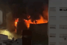 Photo of Incendio y derrumbe en un depósito de La Plata: colapsó el frente del edificio