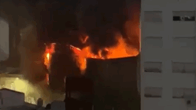 Photo of Incendio y derrumbe en un depósito de La Plata: colapsó el frente del edificio