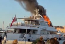 Photo of Videos: se incendió el barco de lujo de José Luis Manzano en Saint-Tropez