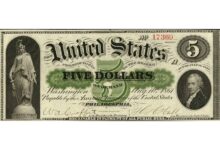 Photo of “Demand Note”: así se ve el billete de 5 dólares que vale US$400.000 y data de la Guerra Civil
