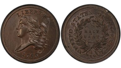 Photo of Half Cent: la moneda olvidada que hoy es una joya y puede valer hasta US$1,2 millones en EE.UU. por este detalle