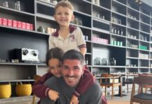 Photo of Rodrigo De Paul llegó a la Argentina y mostró una tierna foto del reencuentro con su hijo