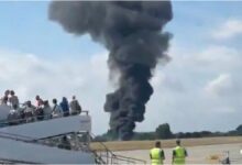 Photo of Así se estrelló tras el despegue el avión en el aeropuerto de Southend de Londres