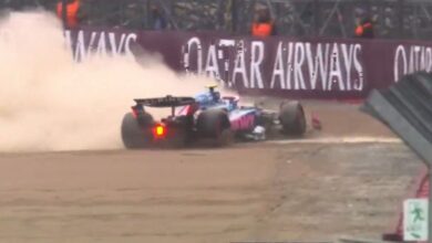 Photo of Así fue el choque de Franco Colapinto en el GP de Gran Bretaña que lo llevó a abandonar la pista
