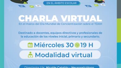 Photo of El Municipio ofrecerá a la comunidad educativa una charla virtual sobre TDAH