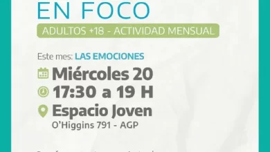 Photo of Continúa el ciclo “Salud Mental en Foco” en el Espacio Joven AGP
