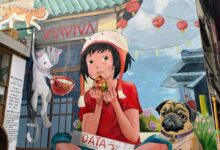 Photo of La historia del mural del Barrio Chino: qué oculta y cómo se creó el icónico dibujo que todos fotografían