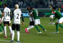 Photo of Aníbal Moreno fue expulsado en la derrota de Palmeiras ante Corinthians por un brutal cabezazo a un rival