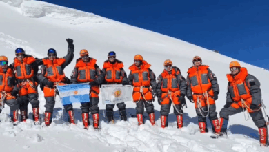 Photo of Histórico: se conocieron las primeras imágenes de los soldados argentinos en la cumbre del Himalaya