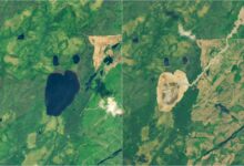 Photo of Misterio y preocupación: desapareció un lago en Canadá y un año después revelaron la causa